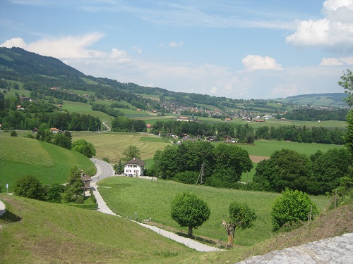 The view from the Swiss train station