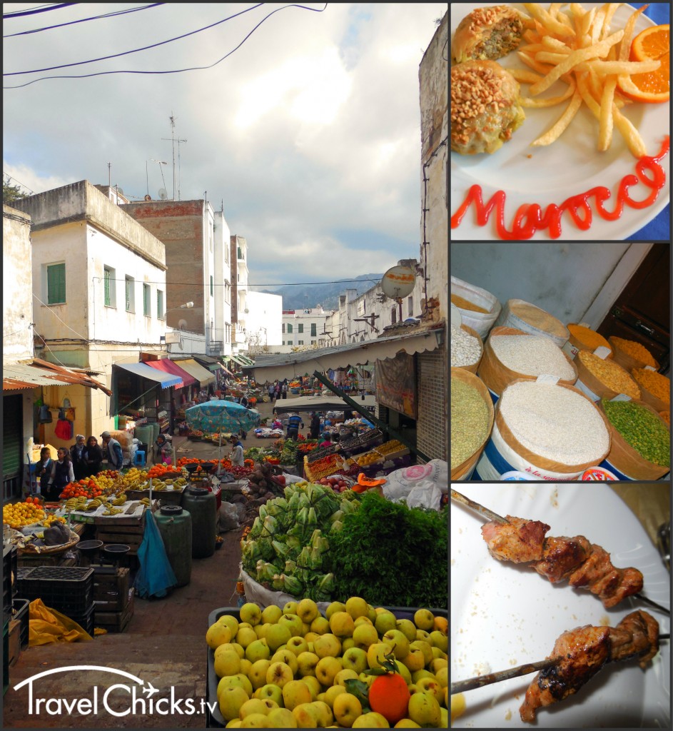 Moroccan market and food